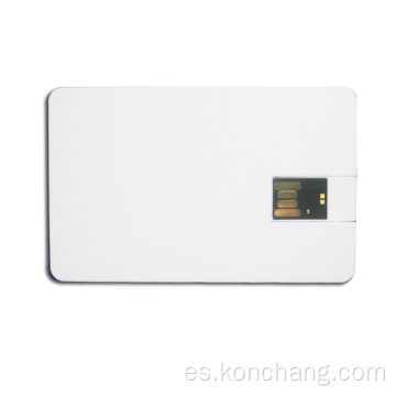 Nueva unidad flash USB de tarjeta de crédito